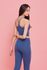 -No. CLWT4027 Freedom Strap Crop Top Blue, ropa de gimnasio, camiseta sin mangas, yoga top, ropa para trotar, sujetador de yoga, ropa deportiva de moda, tops casuales para mujeres _ Made in KOREA